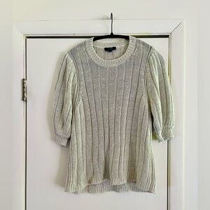 J. Crew Linen Coastalcore Woven Minimalist Lightweight Summer cottage Sweater L